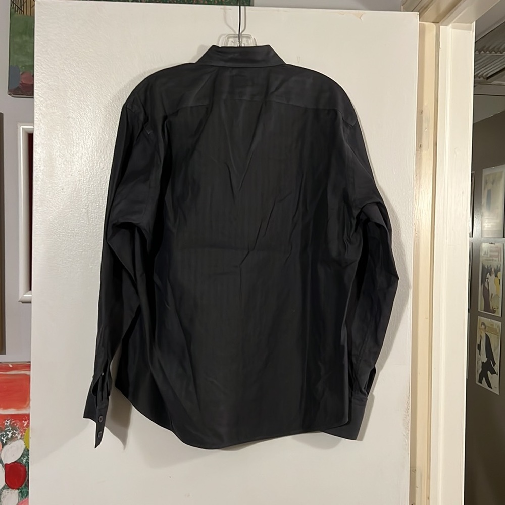 Faonnable Gray Men’s Button Down Collar Shirt - image 5